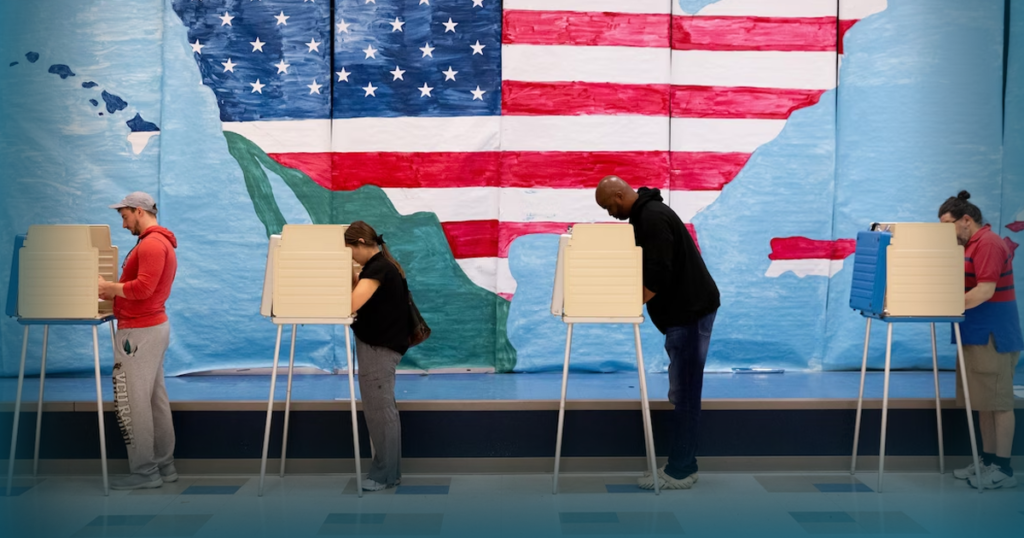In Several Important Races that Could Influence the Outcome of the General Elections the Following Year, Voters Across the US Headed to the Polls on Tuesday